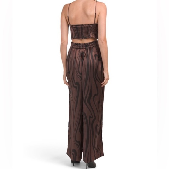 House of Harlow NWT, 2 Piece Satin Pant Set NWT, Gorgeous!!! - Picture 2 of 2